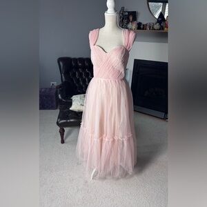ElegantDusty  Pink Sleeveless Dress size 10